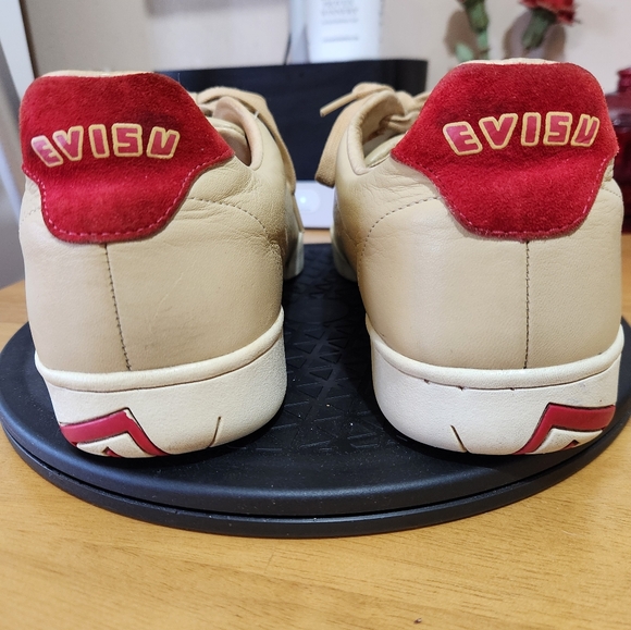 EVISU LEATHER SNEAKERS MENS. - Picture 2 of 16